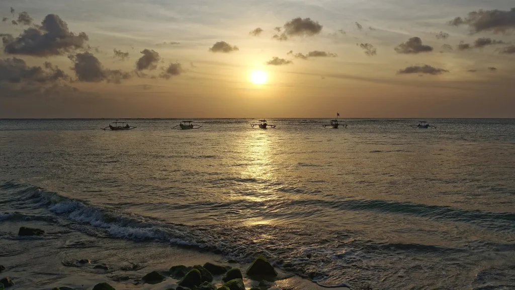 Sunset at Kuta Beach, Bali